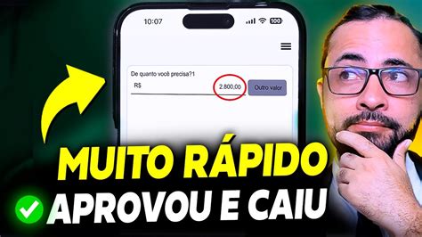 Como Conseguir EMPRESTIMO Para NEGATIVADO ONLINE Que APROVA NA HORA