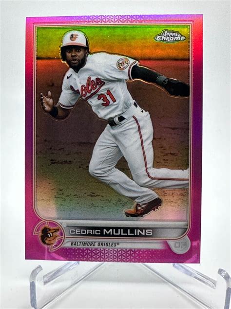 Cedric Mullins PINK REFRACTOR SP 2022 Topps Chrome 120 EBay