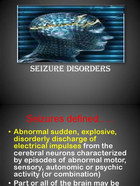 Seizure Disorders | PDF | Epilepsy | Intravenous Therapy