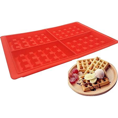 Amazon Waffle Mold Silicone Waffle Mold 4 Cavities Waffle Mold