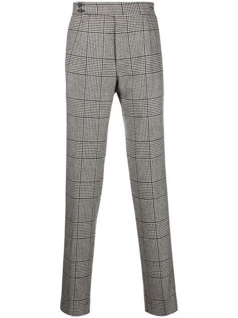 Prince Of Wales Check Trousers Tagliatore Eraldo