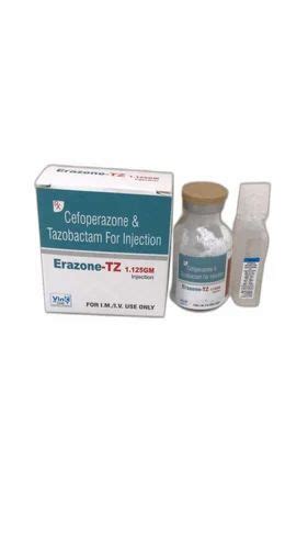 Erazone Tz 1 125 Cefoperazone 1 Gm Tazobactum 125 Mg At Rs 490 Vial