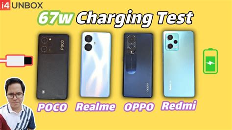 Oppo Vs Poco Vs Realme Vs Redmi W Fast Charging Test Youtube