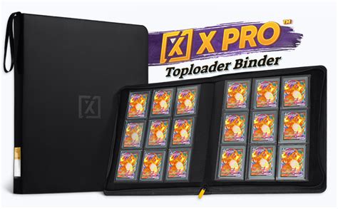 X Pro Toploader Binder Holds 252 Toploaders 20 Toploaders Included