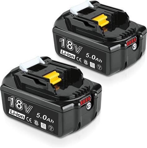 Lot De Batteries De Rechange V Ah Bl Pour Batterie Makita