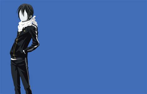 Download Blue Boy Yato All Black Wallpaper