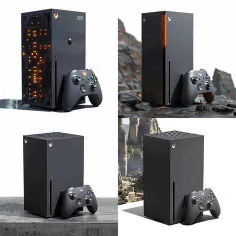 Futuristic Xbox Series X Gaming Console With 4k Resolution And Ray