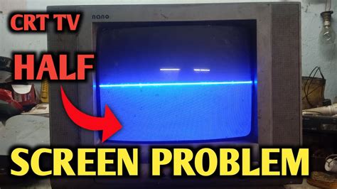 Solve CRT TV S Half Screen Problem Fault Repair Revealed YouTube