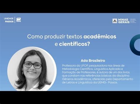 Como produzir textos acadêmicos e científicos Conversa a Profa