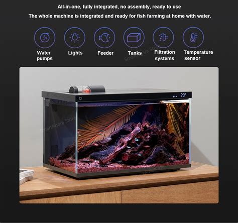 Xiaomi Mijia Smart Fish Tank MYG100 Mobile Controlled Remote Feeding ...