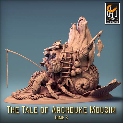 3D Printable Mousin HermitCrab By Rescale Miniatures