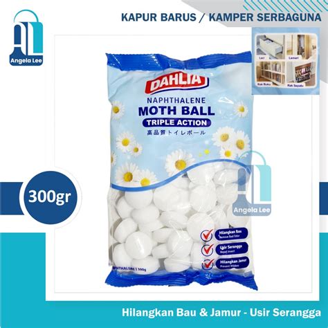 Jual Kapur Barus Kamper Dahlia Naphthalene Moth Ball Triple Action