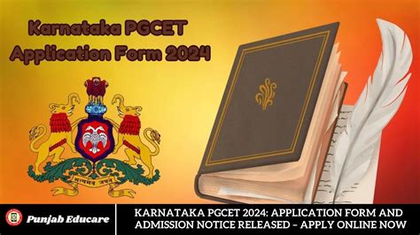 Karnataka Pgcet Application Form And Admission Notice Released