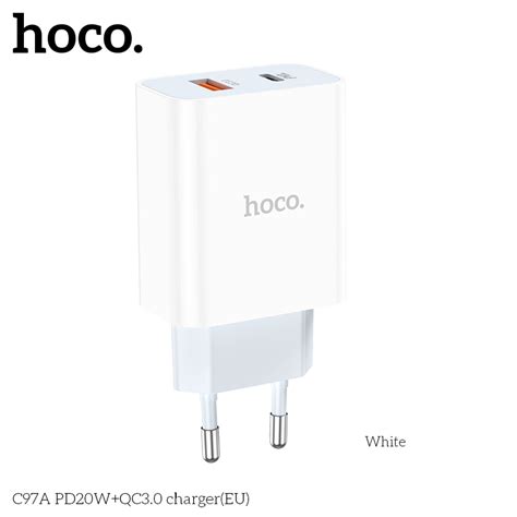 Cốc sạc Hoco C97A PD20W+QC3.0