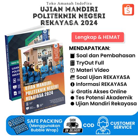 Jual New Buku Terbaru Ujian Mandiri Politeknik Negeri Rekayasa