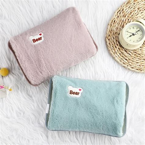 Electric Hot Water Bag Hand Warmer Rechargeable Reusable Hot Water Bottle Handwarmer US EU Plug