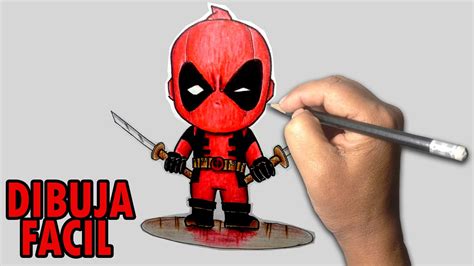 Como Dibujar A Deadpool Chibi Paso A Paso Youtube