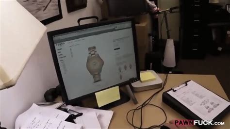 Big Tits Business Woman Pawns Her Pussy And Got Fucked