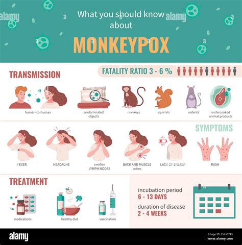 Monkeypox Virus Infographics Set With Transmission Ways And Symptoms