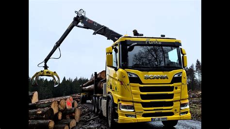 V Scania R Starker Schwede Langholz Funke Loggingtruck