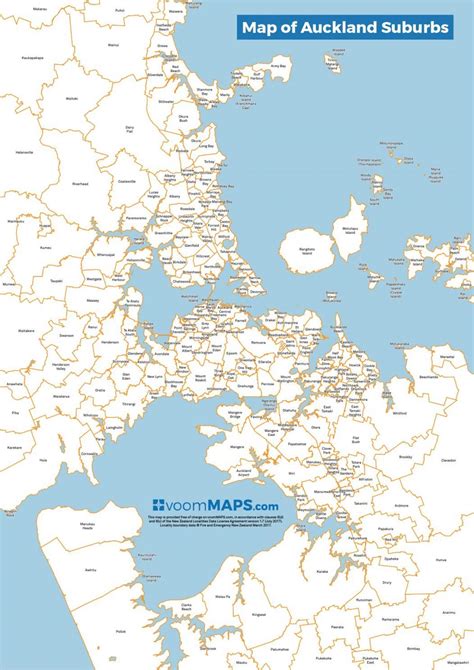 Auckland Suburbs Map