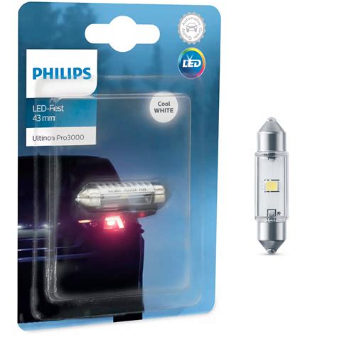 PHILIPS LED Ultinon Pro3000 C5W C10W 43mm 6000K 11864U30CWB1 Za 24 99