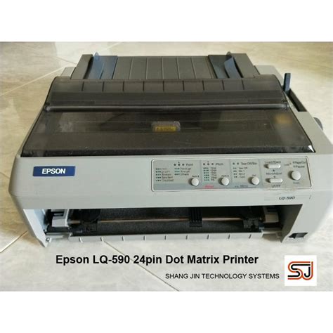 Epson Lq 590 Dot Matrix Printer Shopee Malaysia