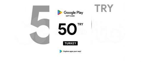 Подарочная карта google play Турция 50 купить в Москве | Хобби и отдых ...