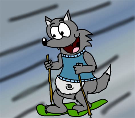 Frank Skiing Down The Hill By Brendandoesart On Deviantart