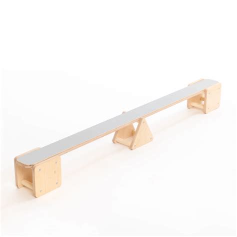 Montessori Wooden Balance And Gymnastic Beam Notpainted Balance Beam