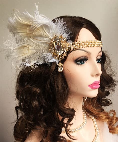 20s Feather Hair Accessories