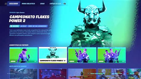 Live Fortnite Jogando No Campeonato Do Flakes Power Youtube