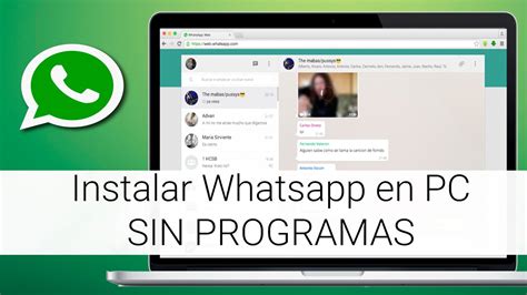 Instalar Whatsapp En PC SIN PROGRAMAS YouTube Linkis