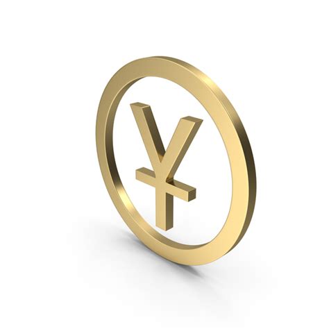 CHINESE YUAN CURRENCY SYMBOL GOLD PNG Images & PSDs for Download ...