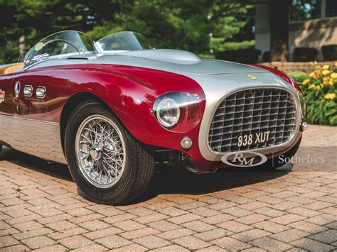 1953 Ferrari 166 MM Spider Series II By Vignale Monterey 2021 RM