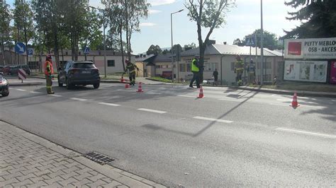 Limanowa Zderzenie Samochodu Z Motocyklem Tv Pl Limanowska