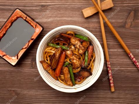 Chinese Noodles for Wok — Stock Photo © Union1221 #88343816