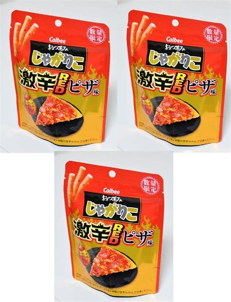 Jp コンビニー限定 2023年1月 カルビー Calbee おつまみ じゃがりこ 激辛redピザ味 スナック菓子