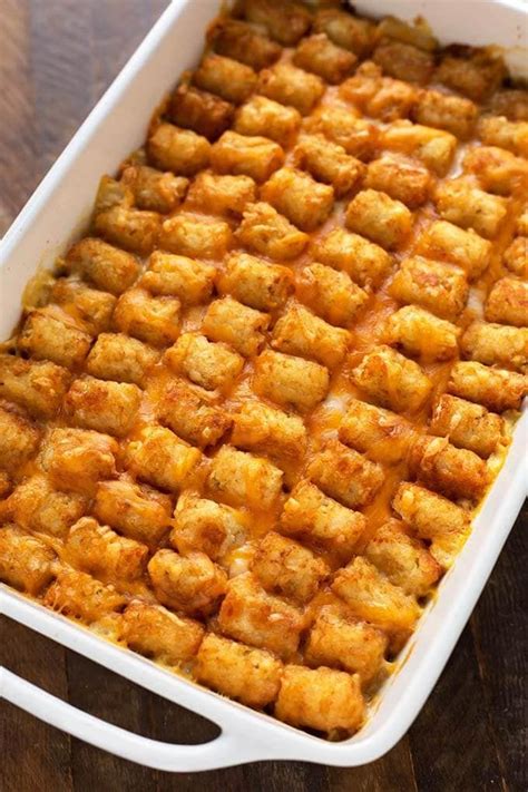 Hotdish Tater Tot Casserole Is A True American Classic Comfort Food