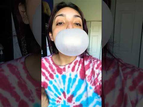 BUBBLE ASMR Bubble Gum Loud Popping Sounds