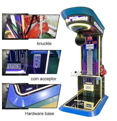 Coin Operated Dragon Fist 3 Sport Arcade Electronic Boxing Machine