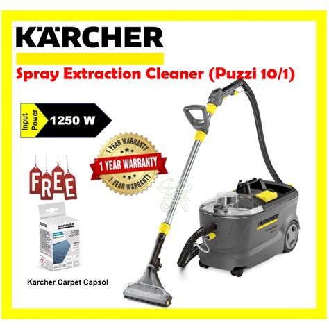 Karcher Puzzi 10 1 Spray Extraction Cleaner Vacuum Extractor Carpet