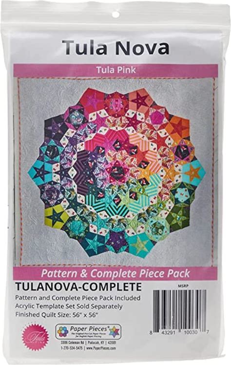 Tula Nova Quilt Complete Piece Pack Pattern Included By Paper Etsy