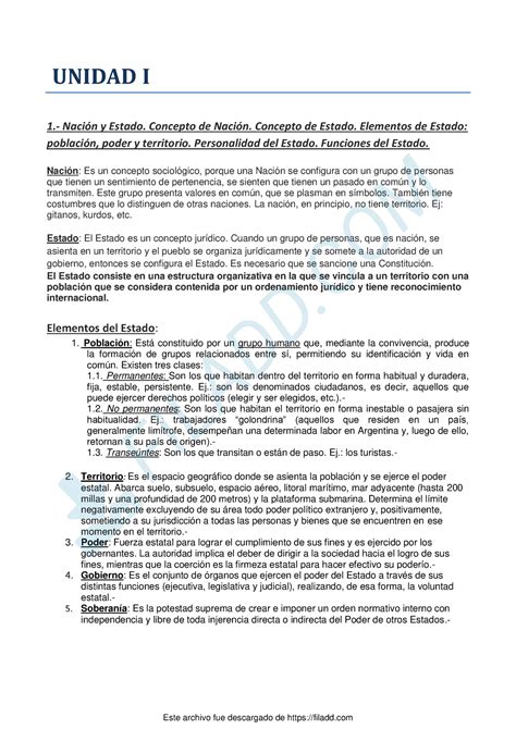 Resumen Derecho Const Y Adm Derecho Constitucional Y Administrativo