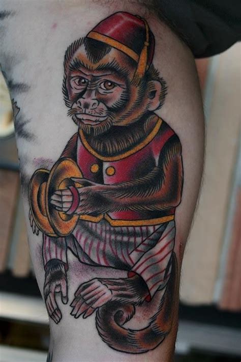 122 Best Monkey Tattoos Images On Pinterest Monkey Tattoos Tattoo