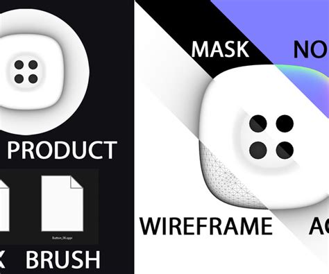 ArtStation - BUTTON SUBSTANCE STAMP BRUSH | Brushes