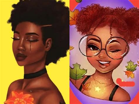 Do African American Character Design Or Illustration By Afro Love