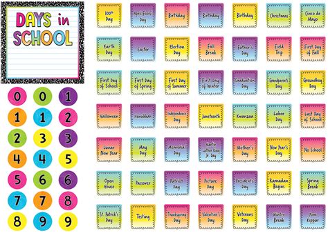 Brights 4ever Calendar Bulletin Board Set Teacher Direct