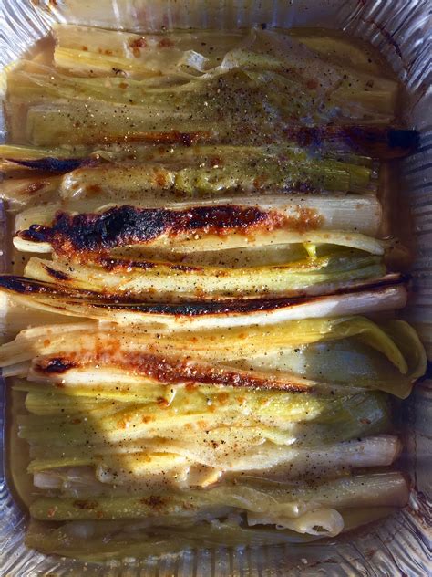 Parmesan Braised Leeks • Two Knives And A Pan