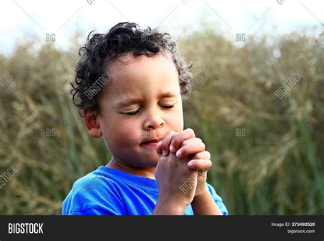 Little Boy Praying God Image And Photo Free Trial Bigstock